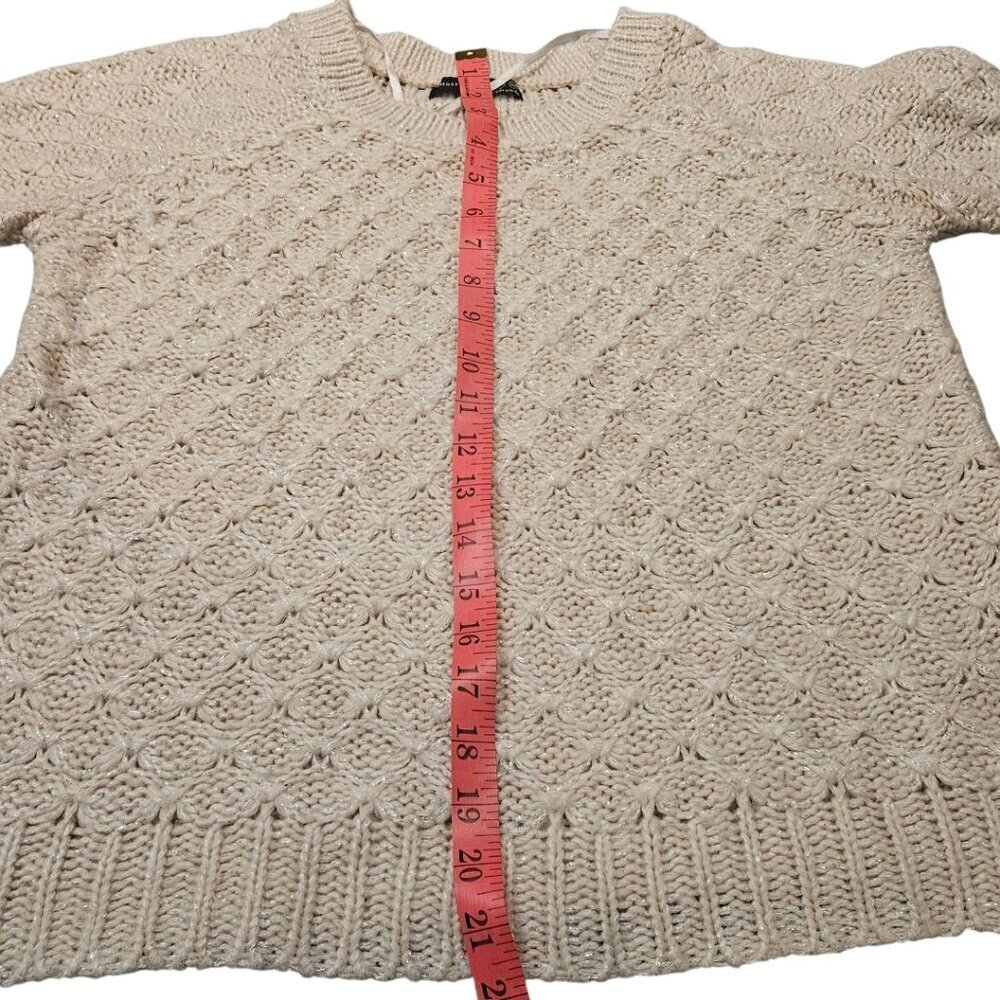 Cozy Cream Sweater sz 10 - Picture 5 of 7